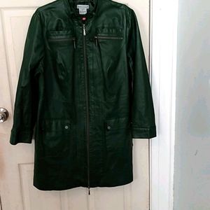 Leather jacket (midi)